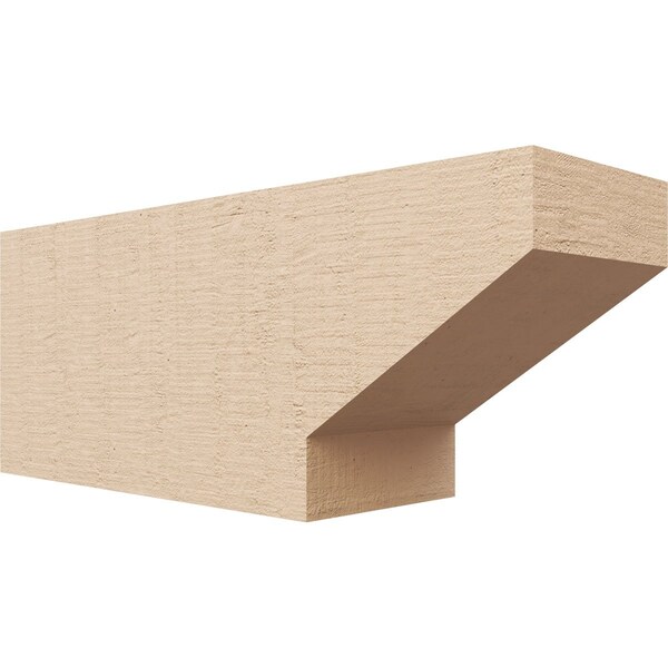 Ekena Millwork 6in. W x 8in. H x 20in. L Clemmons Woodgrain TimberThane Rafter Tail, Primed Tan RFTUR06X08X20CLERCPR - main